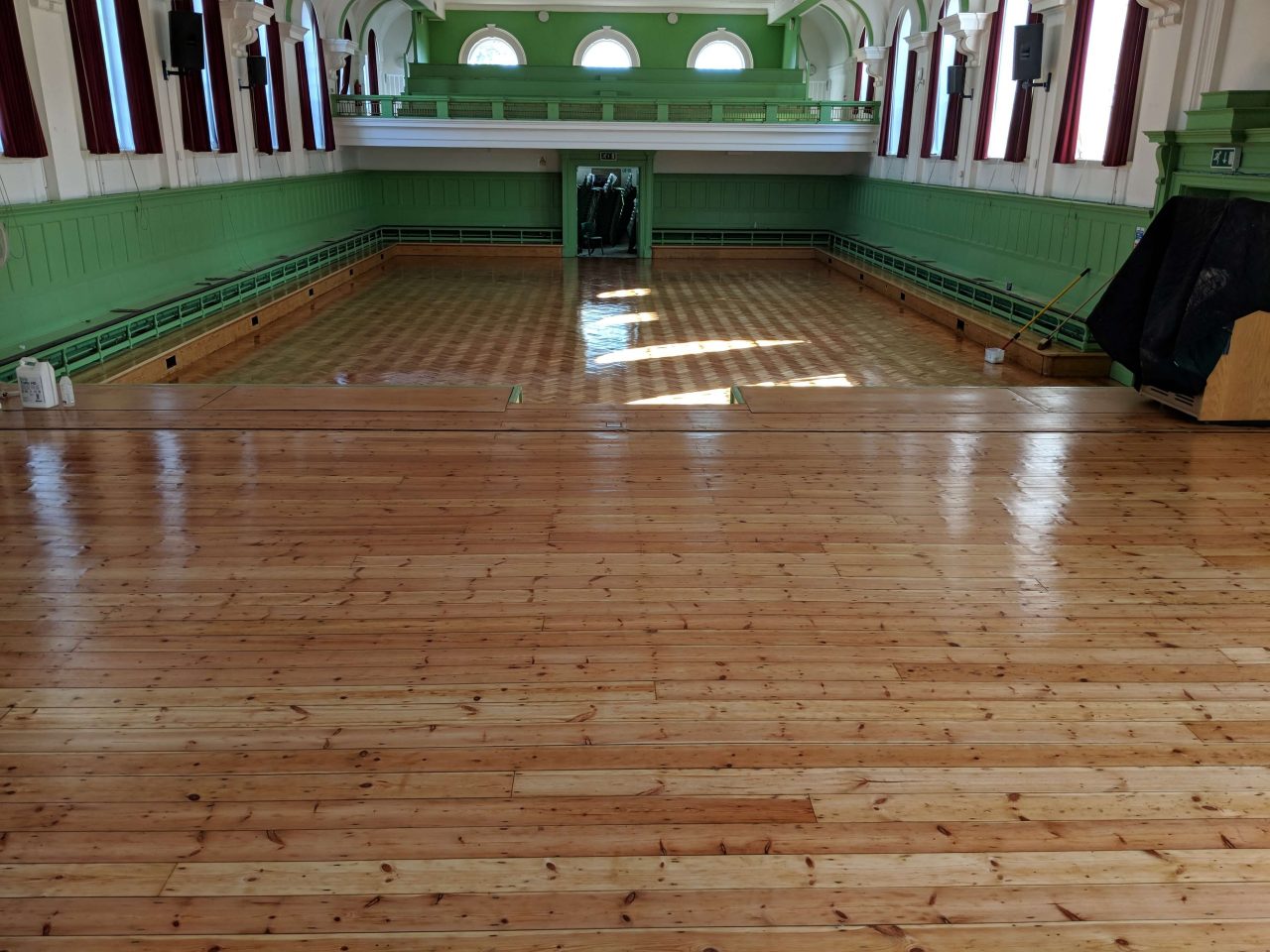 Renovated Hall floor sanding