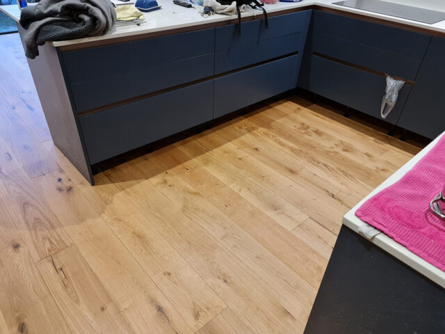 Pre finished Engineered wood floor installation Brighton